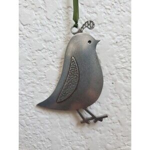 Beehive Kitchenware Company 2007 Quail Bird Ornament Christmas Holiday Pewter 4"